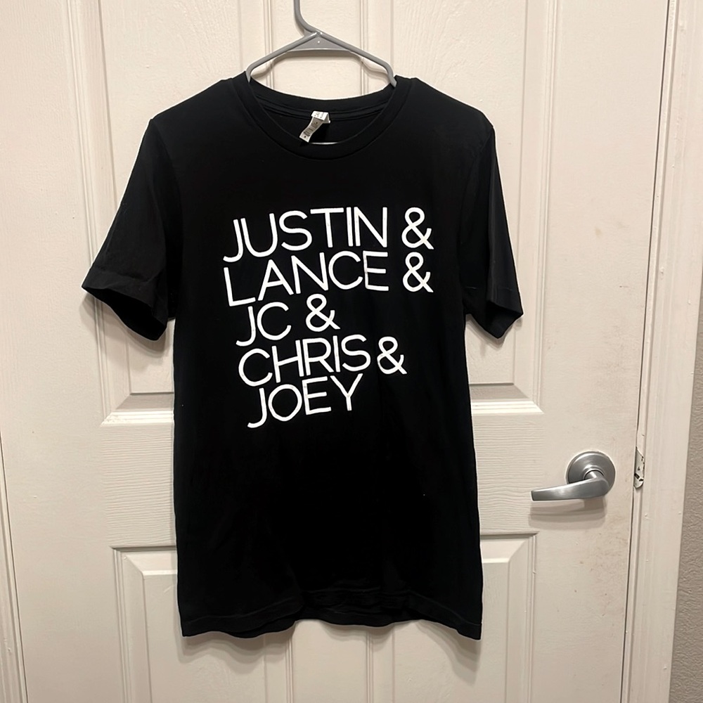Black N*SYNC shirt